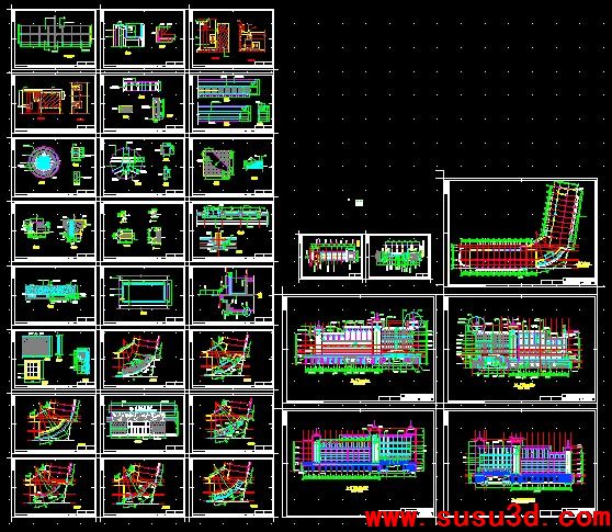 银行营业办公楼建筑施工图