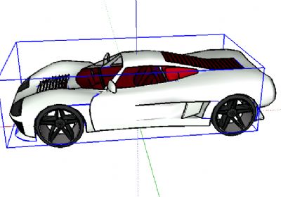 跑车Sketchup模型