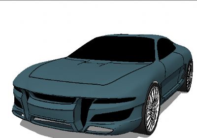 跑车sketchup模型Maserati Ultimo Concept