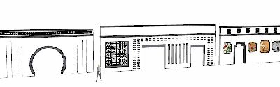 三款中式景墙sketchup模型