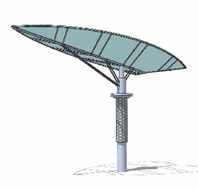 钢结构景观亭sketchup模型